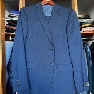 John Varvatos Navy Blue Bleecker Suit
